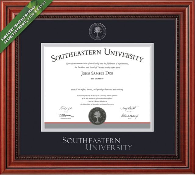 Southeastern University Millenium (6/05 To Pres) Diploma Frame 