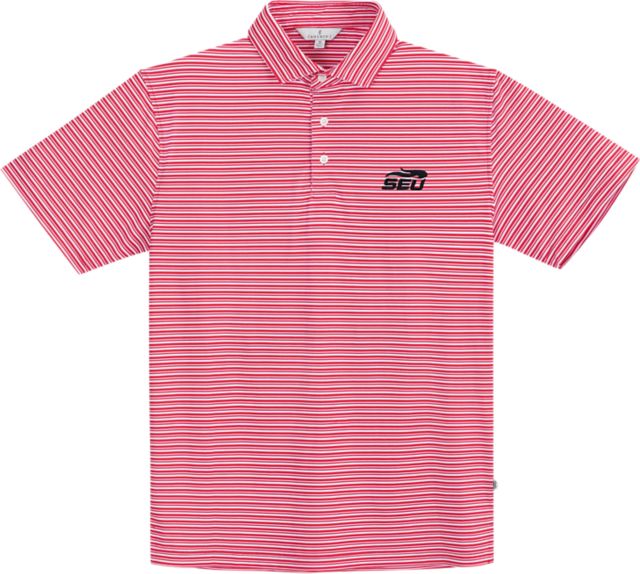 Southeastern University Stripe Performance Polo