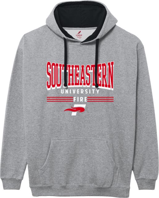 Southeastern University Fire Colorblock Hooded Sweatshirt