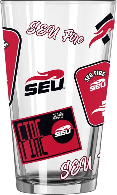 Southeastern University 16 oz. Pint Glass