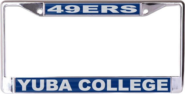 Yuba College 49'ers License Plate Frame