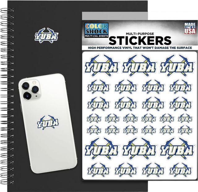 Yuba College 49'ers Sticker Sheet