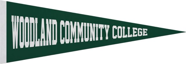 Woodland Community College 5x15 Pennant