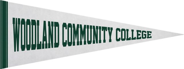 Woodland Community College 9x24 Pennant