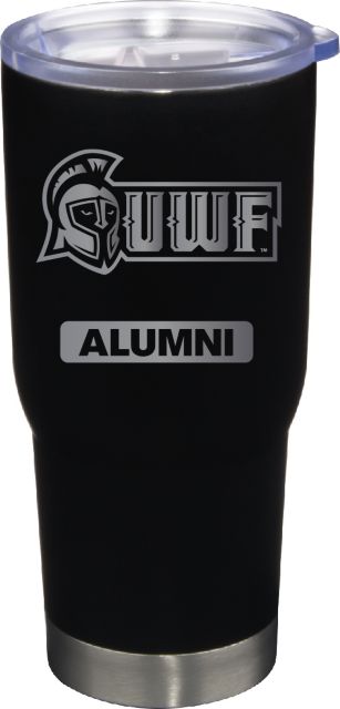 22 oz Matte Black Stainless Steel Tumbler Alumni