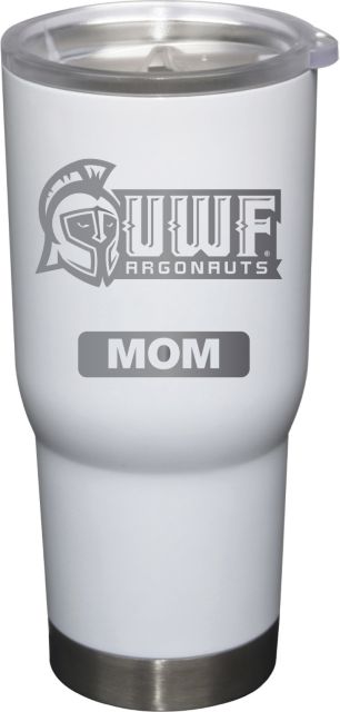 22 oz White Stainless Steel Tumbler Mom