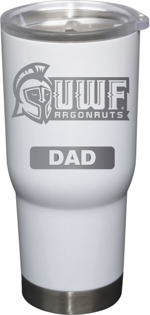 22 oz White Stainless Steel Tumbler Dad