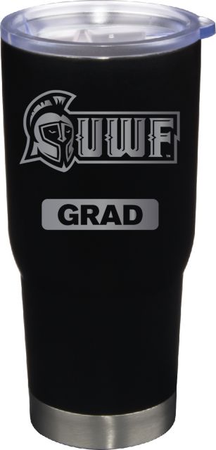 22 oz Matte Black Stainless Steel Tumbler Grad