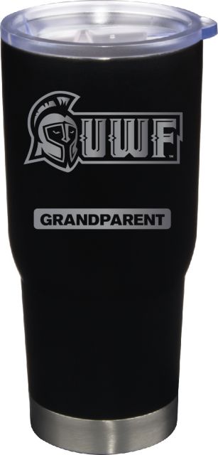 22 oz Matte Black Stainless Steel Tumbler Grandparent
