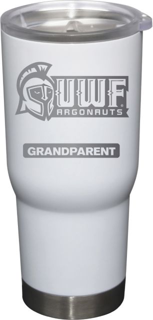 22 oz White Stainless Steel Tumbler Grandparent