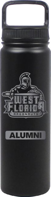 24 oz Matte Black Stainless Steel Water Bottle Alumni