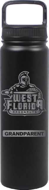 24 oz Matte Black Stainless Steel Water Bottle Grandparent