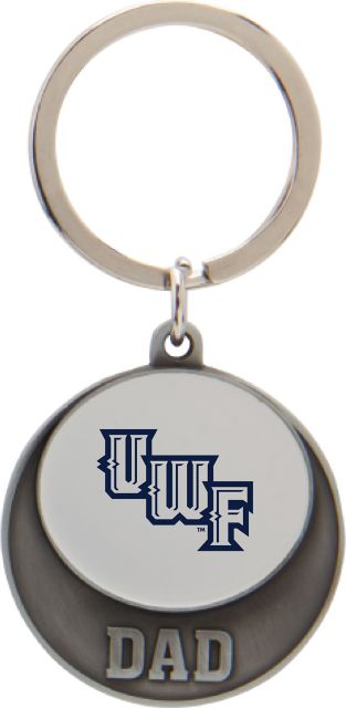 University of West Florida Dad Keychain