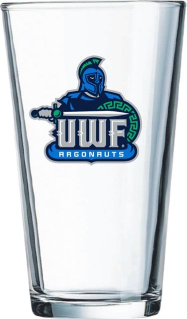 University of West Florida Argonauts 16 oz. Glass
