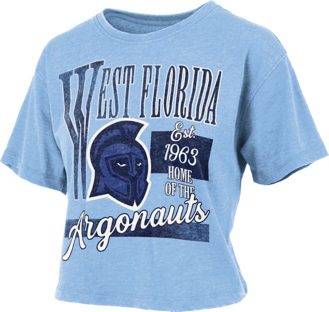 University of West Florida Argonauts Women's Crop Short Sleeve T-Shirt