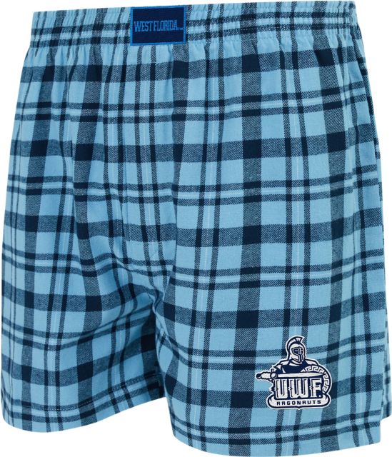 University of West Florida Argonauts Flannel Boxers