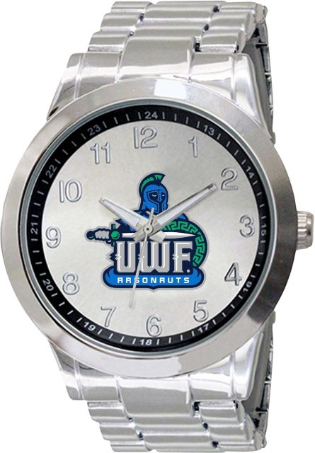 University of West Florida 44mm Men's Stainless Steel Watch