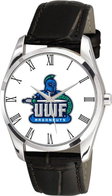 University of West Florida 36mm Men's Leather Watch