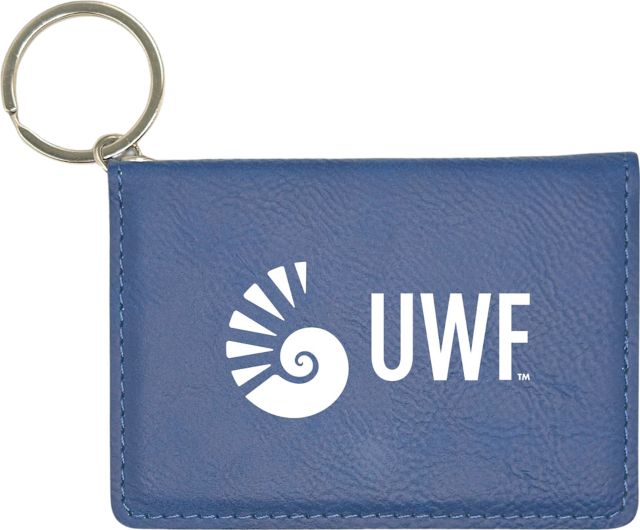 University of West Florida Leather ID Holder