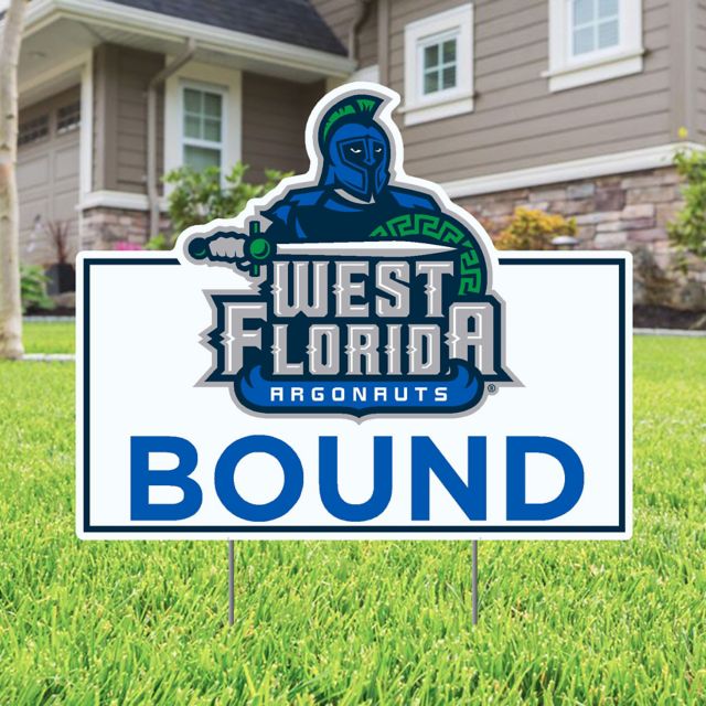 University of West Florida Bound 22" x 19" Lawn Sign