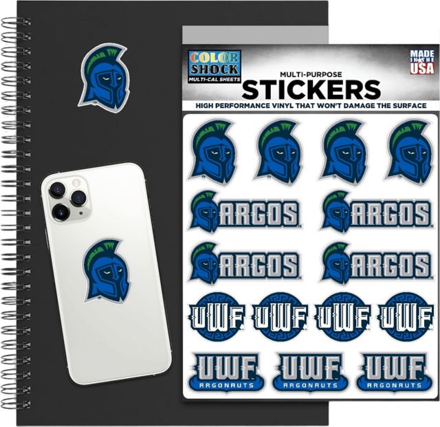 University of West Florida Argonauts Sticker Sheet