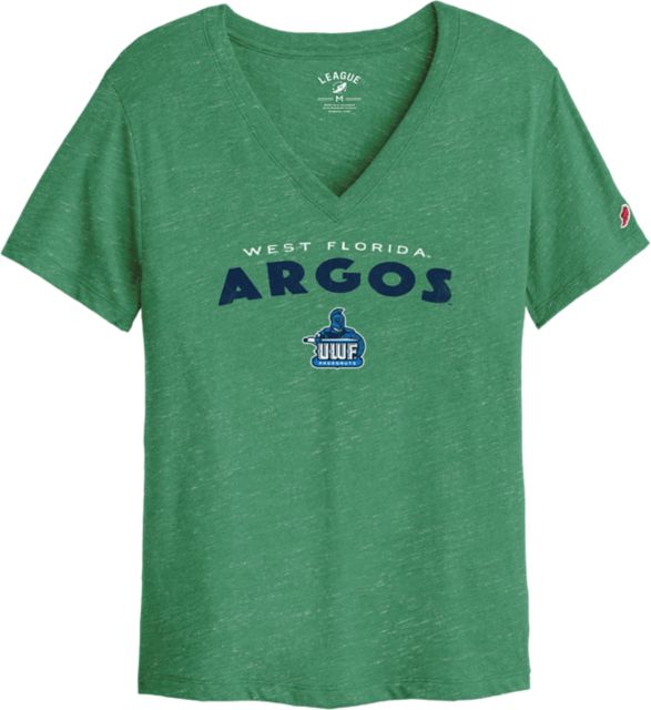 University of West Florida Argonauts Women's V-Neck Short Sleeve T-Shirt
