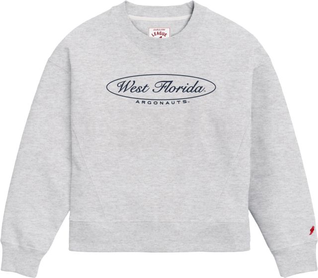 University of West Florida Argonauts Women's Boxy Crewneck Sweatshirt