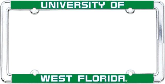 University of West Florida Thin Dome License Plate Frame