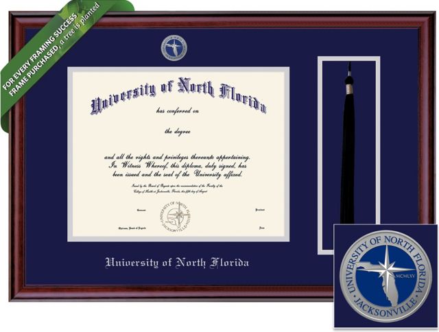 University of North Florida 8.5'' x 11'' Classic Diploma Frame