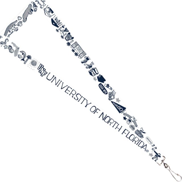University of North Florida 3/4'' Lanyard