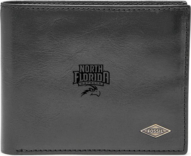Fossil Leather Ryan RFID Flip ID Bifold - Black - ONLINE ONLY