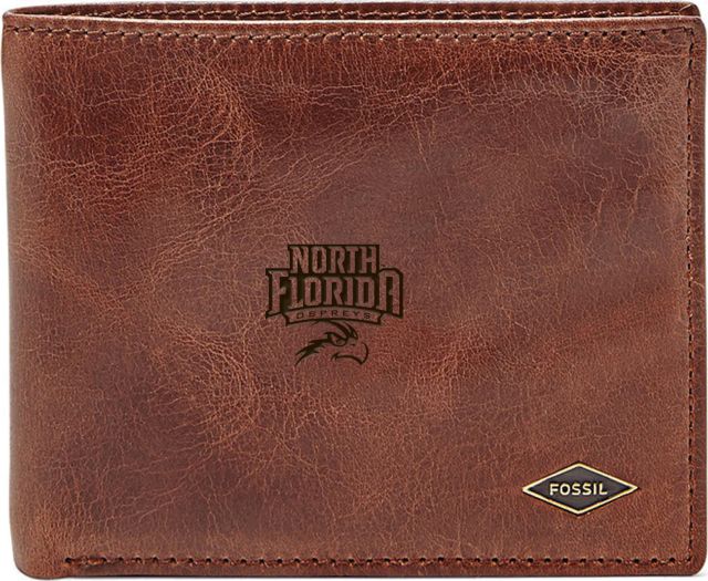 Fossil Leather Ryan RFID Flip ID Bifold - Dark Brown - ONLINE ONLY