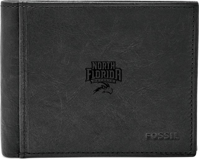 Fossil Leather Ingram RFID Bifold With Flip ID  - ONLINE ONLY