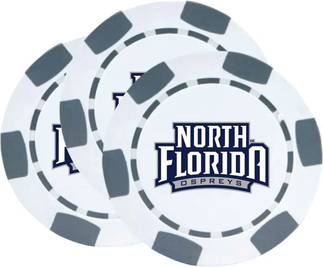 University of North Florida Chip Ball Marker - 3 Pack