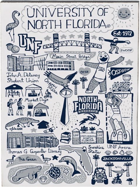 University of North Florida Julia Gash Jumbo Magnet