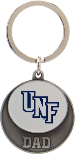 University of North Florida Dad Keychain