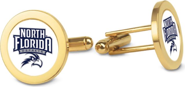 CSI Gold Cufflinks (Gift Boxed) With Colored Medallion - ONLINE ONLY