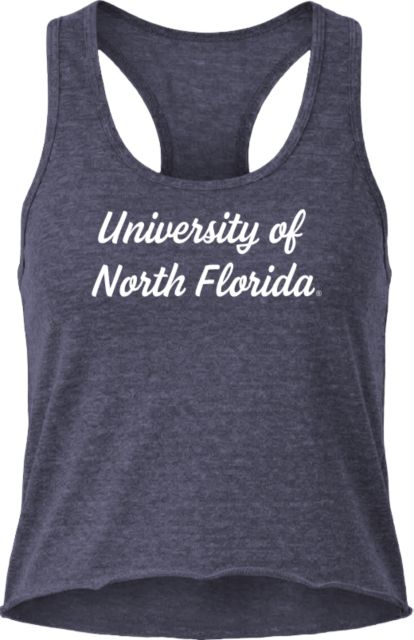 University of North Florida Women's Crop Tank Top