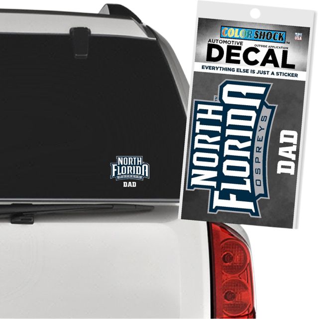 University of North Florida Dad Decal