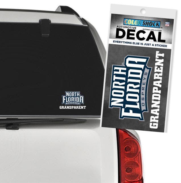 University of North Florida Grandparent Decal