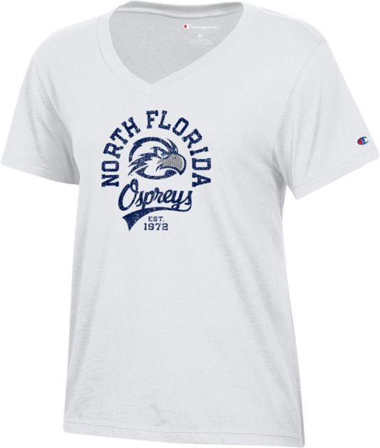 University of North Florida Ospreys Women's V-Neck Short Sleeve T-Shirt