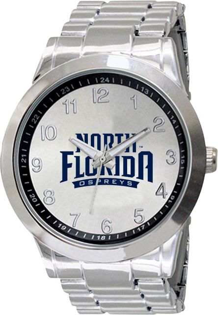 University of North Florida 44mm Men's Stainless Steel Watch