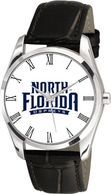 University of North Florida 36mm Men's Leather Watch