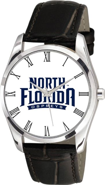 University of North Florida 26mm Ladies Leather Watch