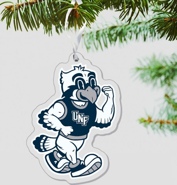 University of North Florida Ospreys 3'' x 4'' Etched Plexiglass Ornament