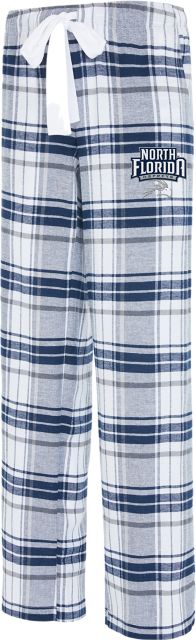 North Florida Flannel Pajama Pant UNF Monogram | Follett on Demand | Navy/White | Small