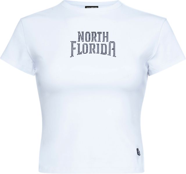 University of North Florida Women's Crop Short Sleeve T-shirt