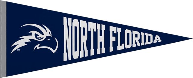 University of North Florida 12"X30" Full Color Pennant