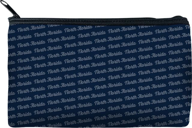 University of North Florida Neoprene Zipper Pouch