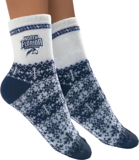 University of North Florida Women's Holiday Socks
